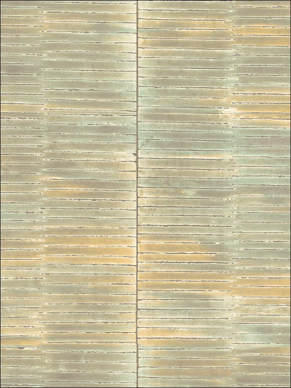 Dynasty Bamboo fabric in sage and metallic pearl color - pattern number AI41301 - by Seabrook in the Koi collection