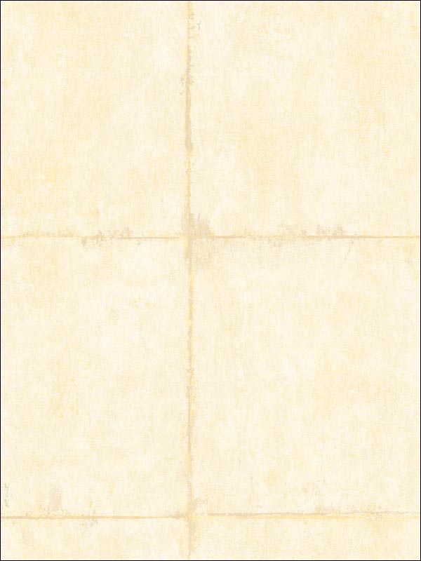 Great Wall Blocks fabric in metallic gold and off white color - pattern number AI42103 - by Seabrook in the Koi collection