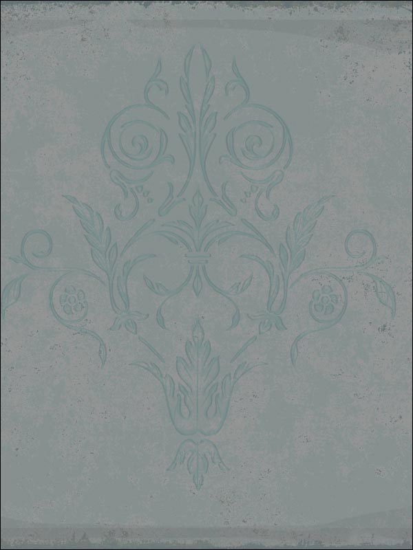 Albery wallpaper in aqua color - pattern number 94/4021.CS.0 - by Cole and Son in the Albemarle collection