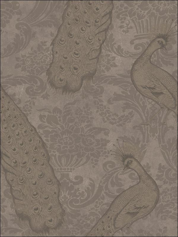 Byron wallpaper in silver color - pattern number 94/7038.CS.0 - by Cole and Son in the Albemarle collection