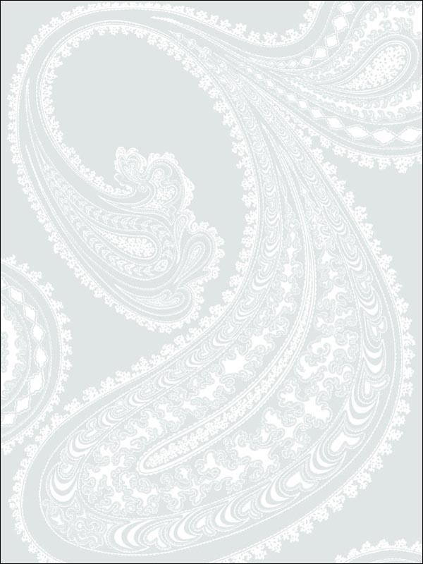 Rajapur fabric in white light blue color - pattern number 95/2013.CS.0 - by Cole and Son in the Contemporary Restyled collection