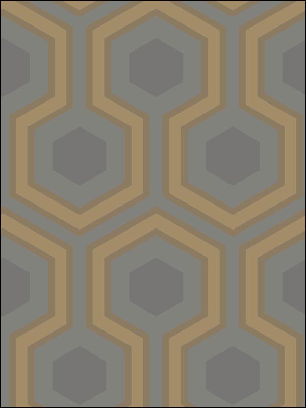 Hicks Grand fabric in slate bron color - pattern number 95/6033.CS.0 - by Cole and Son in the Contemporary Restyled collection