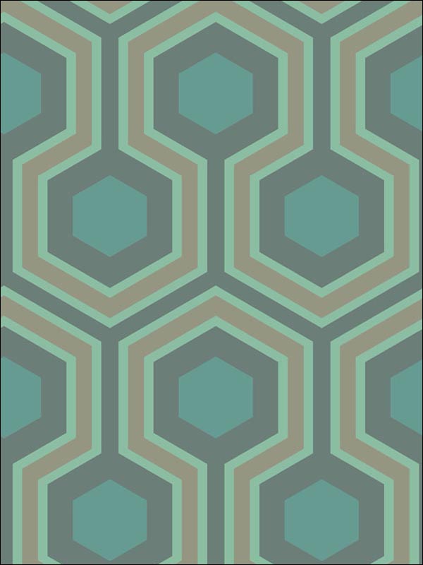 Hicks Grand fabric in green color - pattern number 95/6034.CS.0 - by Cole and Son in the Contemporary Restyled collection
