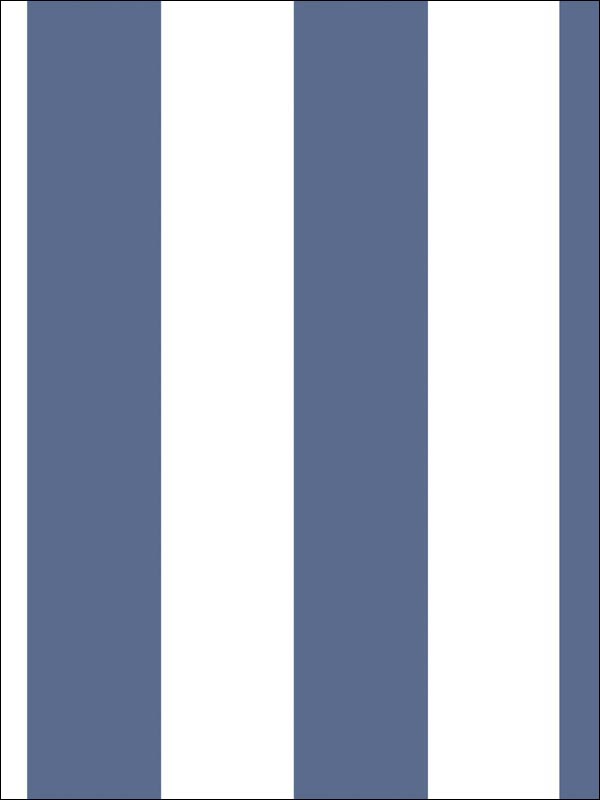 Glastonbury Str wallpaper in french blue and white color - pattern number 96/4023.CS.0 - by Cole and Son in the Festival Stripes collection