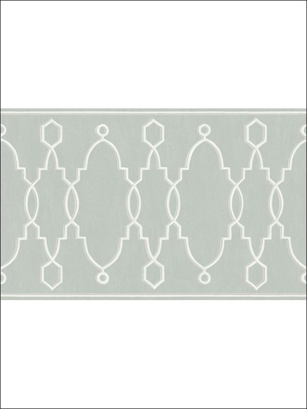 Parterre Border fabric in french grey color - pattern number 99/3013.CS.0 - by Cole and Son in the Folie collection