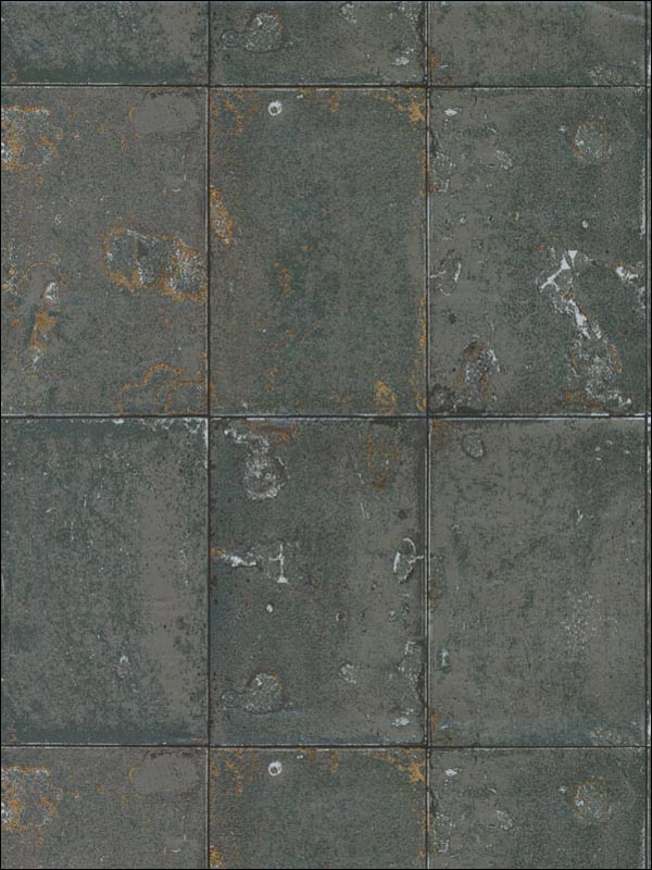 Antique Mirror fabric in zinc color - pattern number 92/2009.CS.0 - by Cole and Son in the Foundation collection