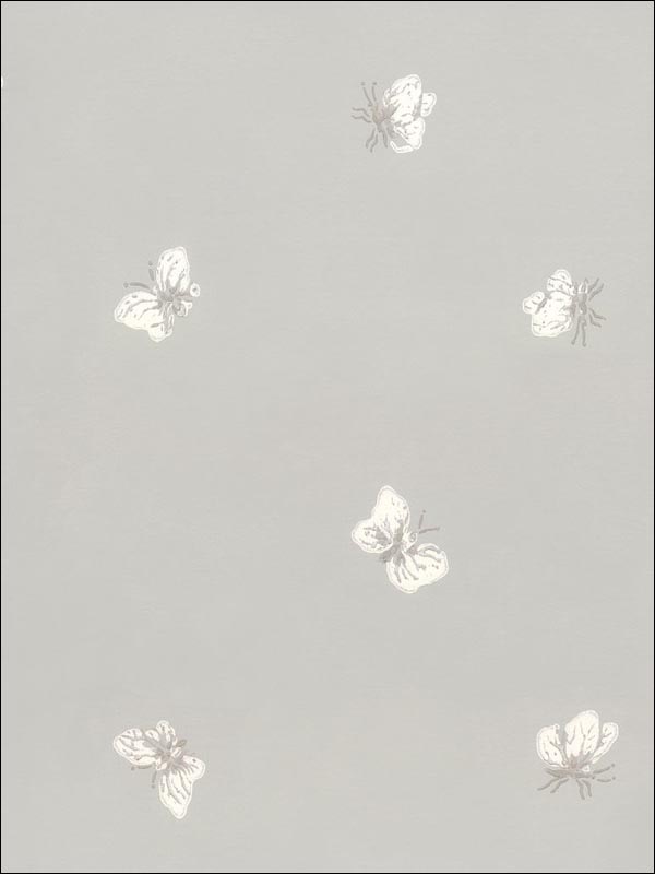 Peaseblossom fabric in grey color - pattern number 103/10034.CS.0 - by Cole and Son in the Whimsical collection