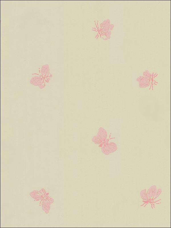 Peaseblossom fabric in linen and pink color - pattern number 103/10036.CS.0 - by Cole and Son in the Whimsical collection