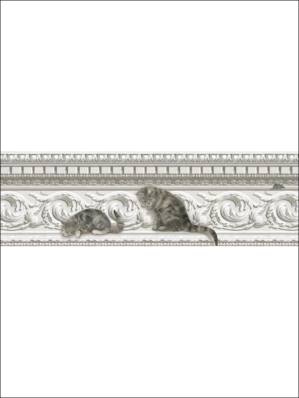 Paddy and Louis border in natural color - pattern number 103/6025.CS.0 - by Cole and Son in the Whimsical collection