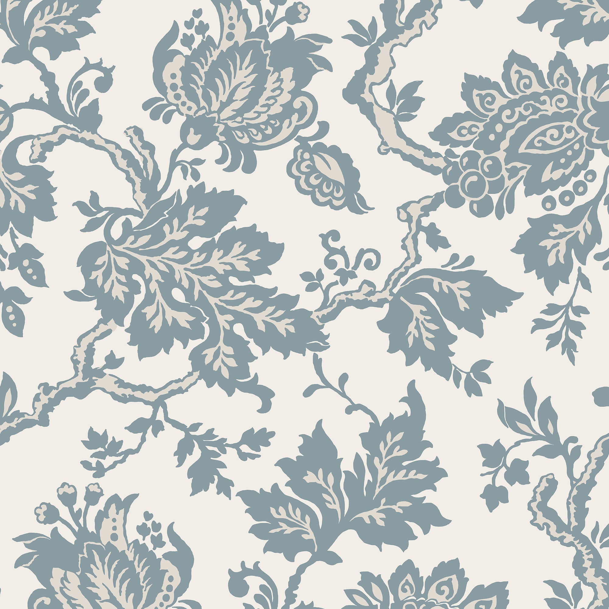 Jacobean Wallpaper in tarn color - pattern number 146804 - by Martha Stewart in the Martha Stewart AW26 collection