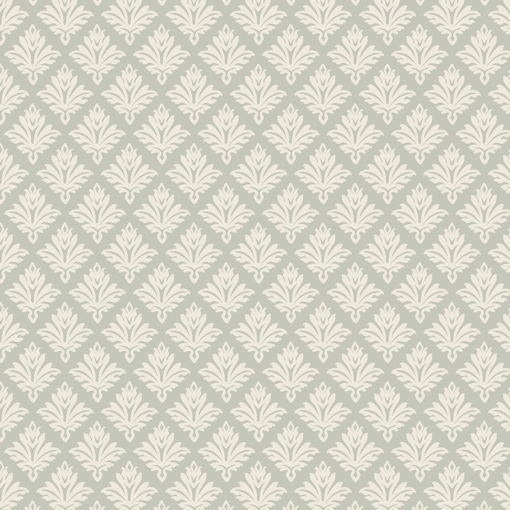 Artisan Floral Wallpaper in fennel seed color - pattern number 146814 - by Martha Stewart in the Martha Stewart AW26 collection