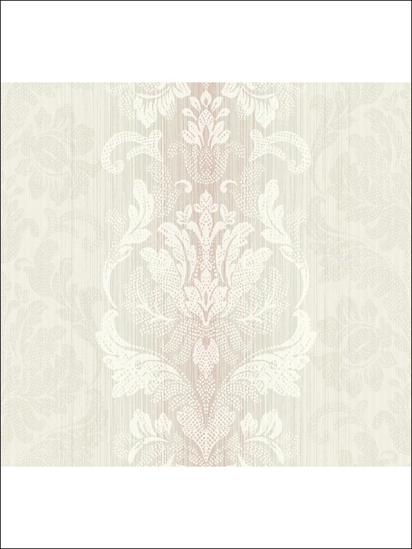Lakedale fabric in white and off white color - pattern number CR40309 - by Carl Robinson in the Carl Robinson 12 Art collection