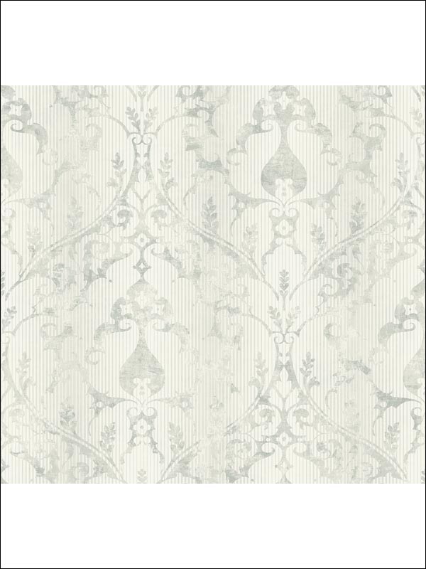 Lanark fabric in silver and pewter color - pattern number CR40708 - by Carl Robinson in the Carl Robinson 12 Art collection