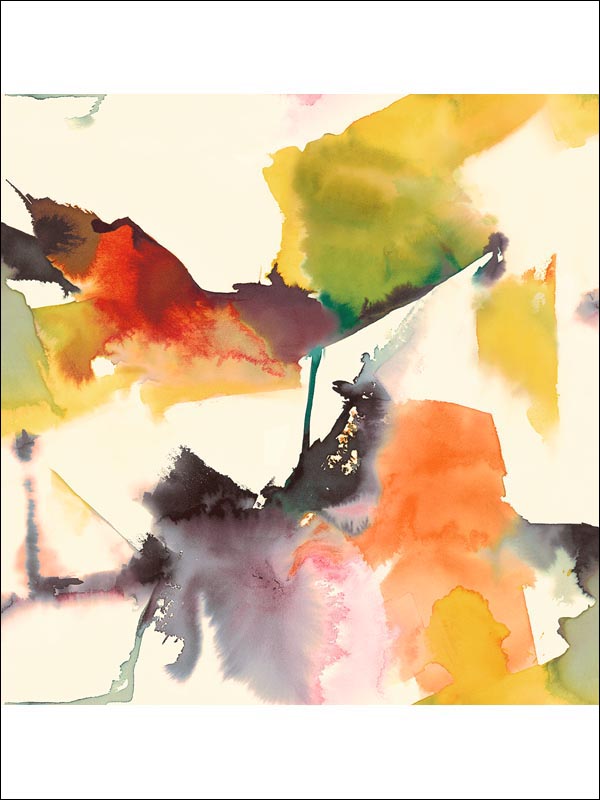Langhorn wallpaper in multicolor color - pattern number CR41301 - by Carl Robinson in the Carl Robinson 12 Art collection
