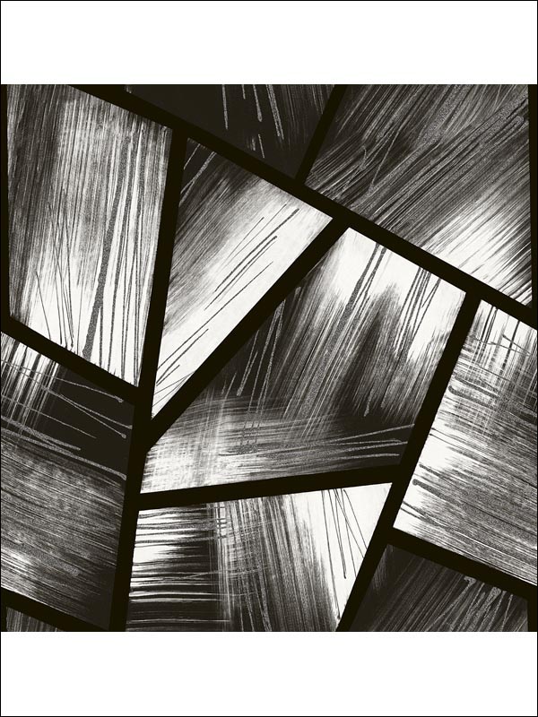 Langtry fabric in black color - pattern number CR41600 - by Carl Robinson in the Carl Robinson 12 Art collection
