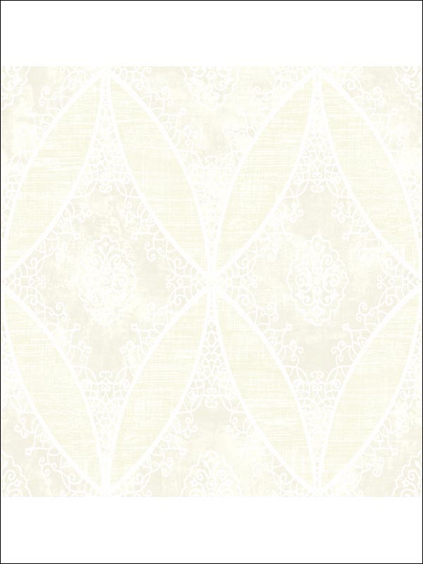 Lavender wallpaper in white and off white color - pattern number CR42507 - by Carl Robinson in the Carl Robinson 12 Art collection