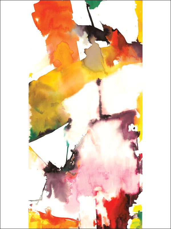 Lee 3 Panel mural in multicolor color - pattern number CR42701M - by Carl Robinson in the Carl Robinson 12 Art collection