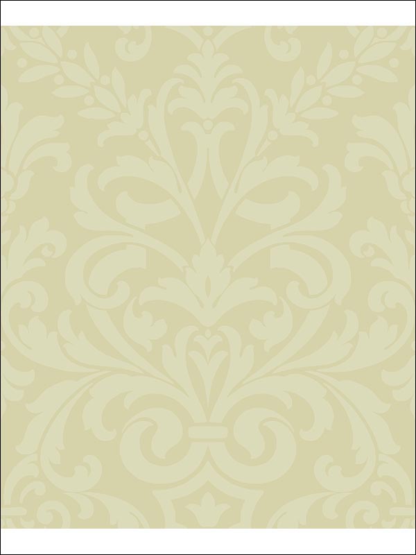 Lawrence wallpaper in gold color - pattern number CR42803 - by Carl Robinson in the Carl Robinson 12 Art collection