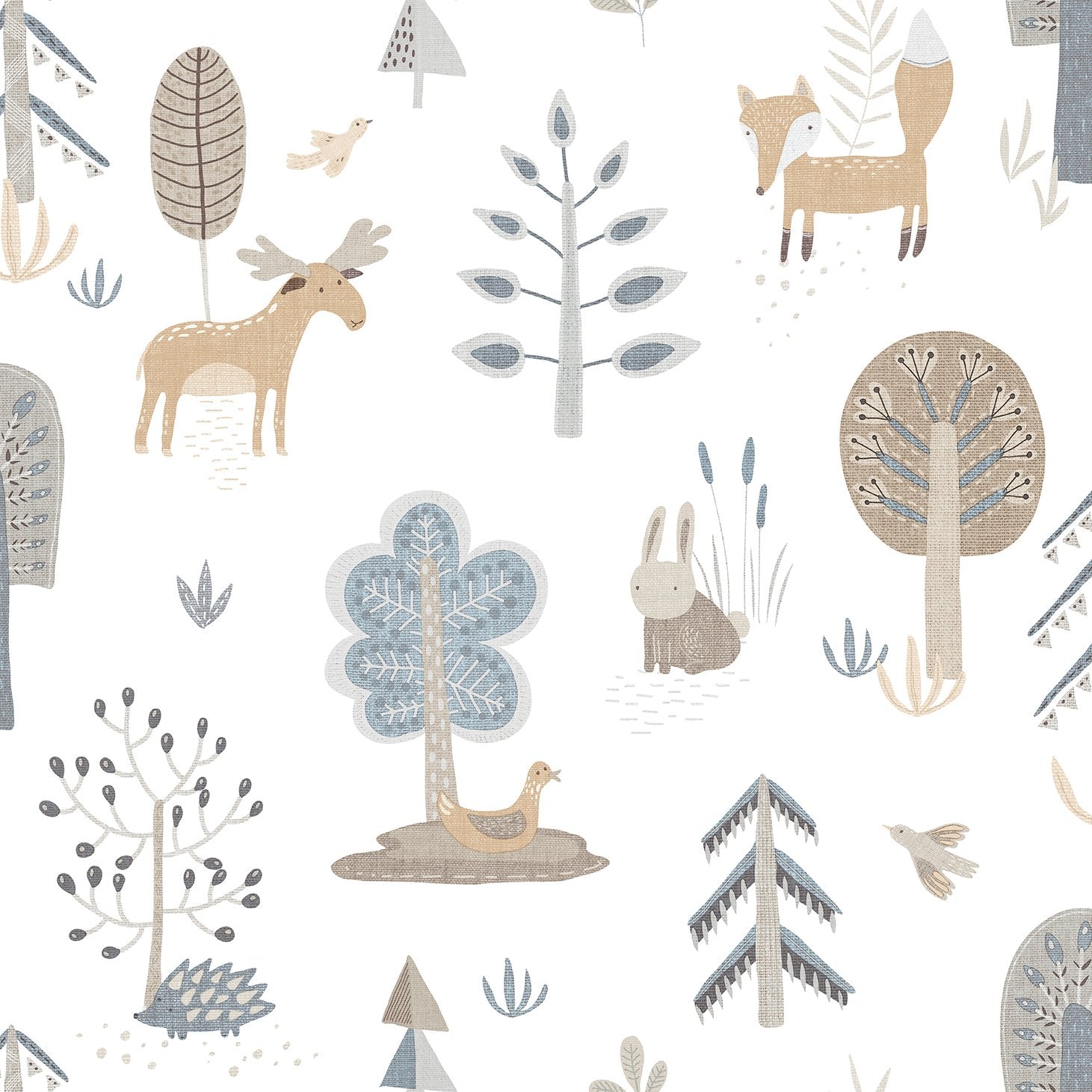 Kids wallpaper in blue color - pattern number 14803 - by Galerie in the Little Explorers 2 collection