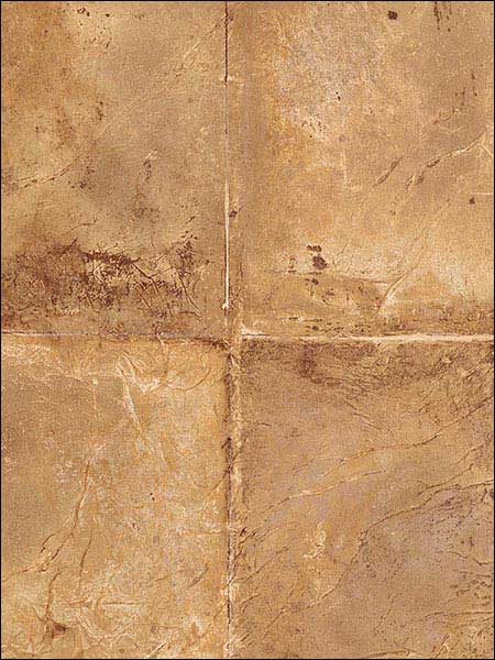 Mikes Tile fabric in red ochre metallic gold color - pattern number TX34807 - by Patton Norwall in the Texture Style 2 collection