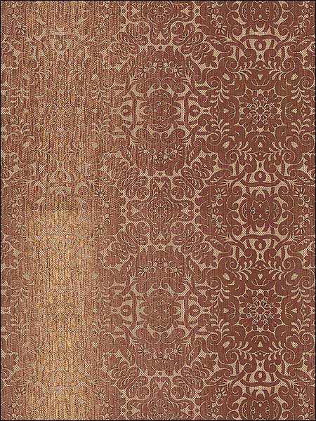 Tribal Texture wallpaper in rust ochre metallic brown color - pattern number TX34827 - by Patton Norwall in the Texture Style 2 collection