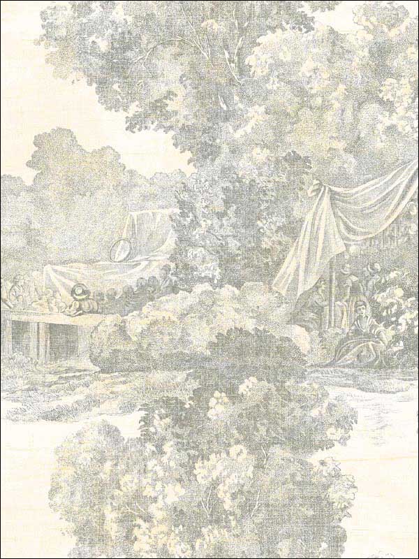 Lenox Hill Scenic wallpaper in 81308 color - pattern number LD81308 - by Seabrook in the Lux Decor collection