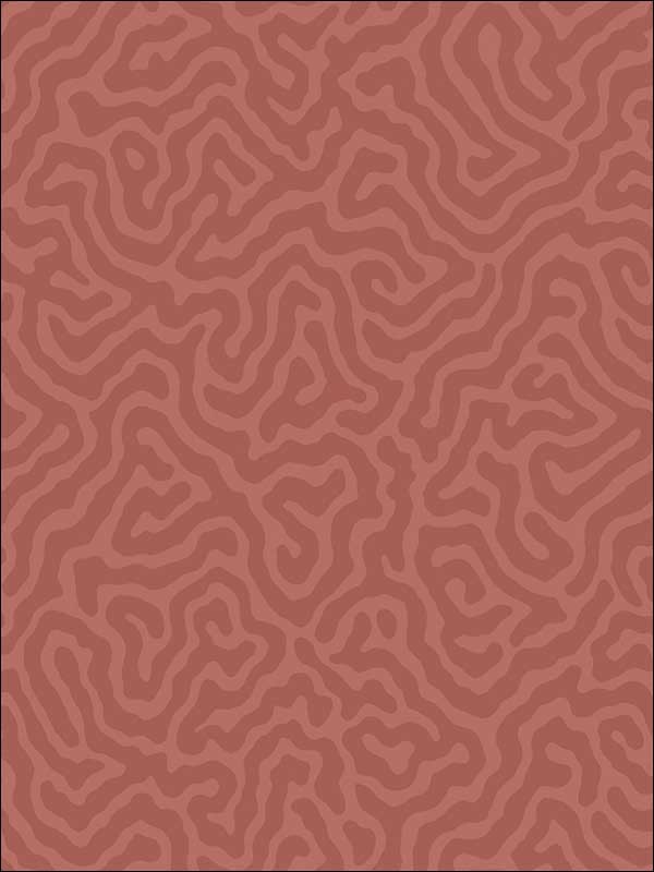 Coral fabric in red color - pattern number 106/5076.CS.0 - by Cole and Son in the Landscape Plains collection