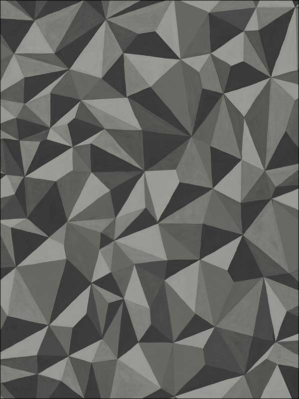 Quartz fabric in graphite color - pattern number 107/8037.CS.0 - by Cole and Son in the Curio collection