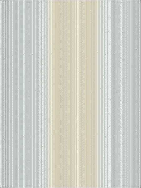 String Stripe wallpaper in silver cream color - pattern number CS35609 - by Patton Norwall in the Classic Silks 2 collection