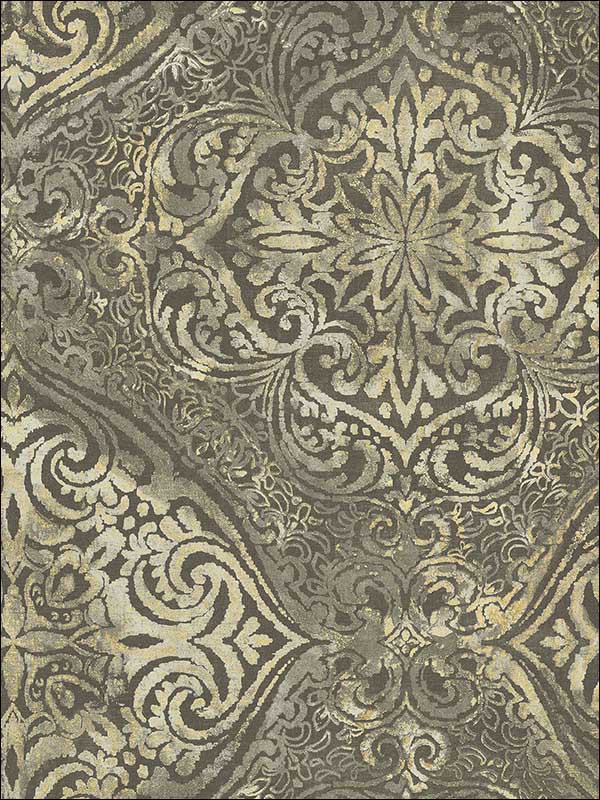 Palladium fabric in 20606 color - pattern number MK20606 - by Seabrook in the Metallika collection