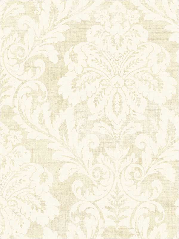 Shimmer Damask wallpaper in 21005 color - pattern number MK21005 - by Seabrook in the Metallika collection