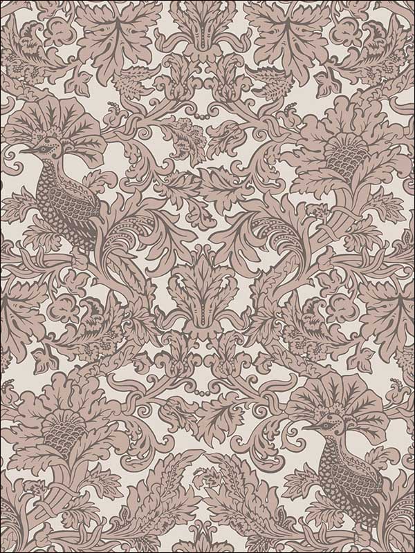 Balabina fabric in stone and gilver color - pattern number 108/1003.CS.0 - by Cole and Son in the Mariinsky Damask Wallpapers collection