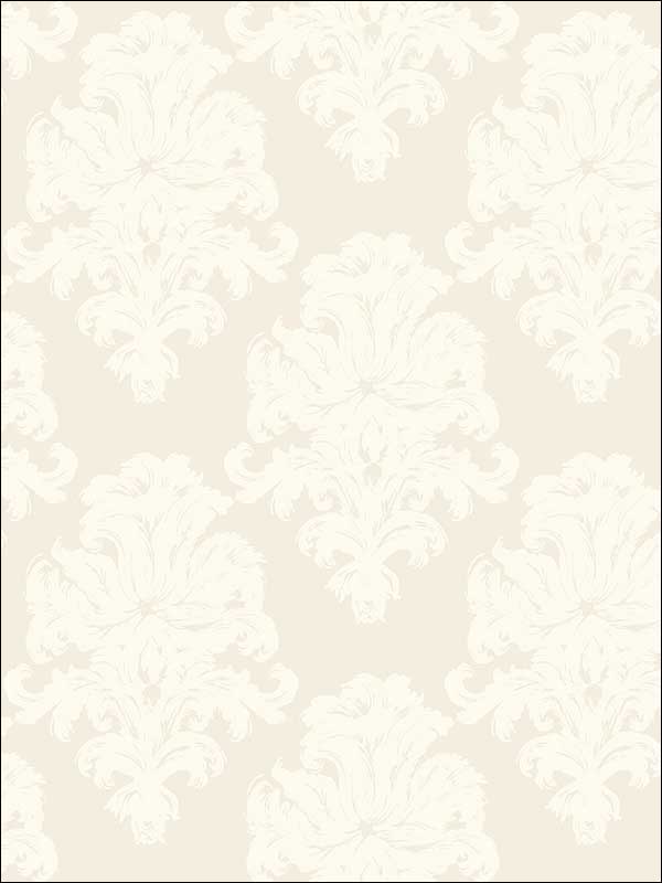 Montserrat fabric in light taupe and off white color - pattern number TA20105 - by Seabrook in the Tortuga collection
