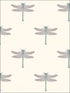 Catalina fabric in off white blue metallic silver and black color - pattern number TA20302 - by Seabrook in the Tortuga collection