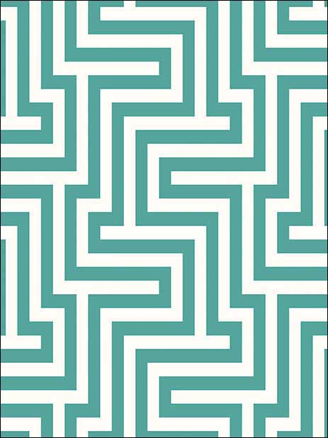 Martinique fabric in sea green and white color - pattern number TA20404 - by Seabrook in the Tortuga collection