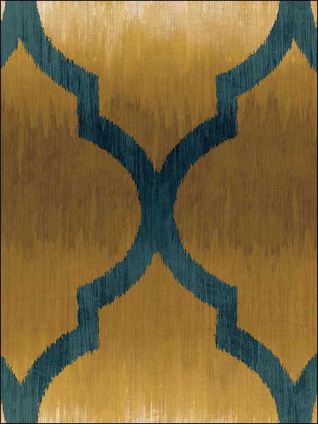 Catamount Ogee fabric in 80403 color - pattern number MT80403 - by Seabrook in the Montage collection