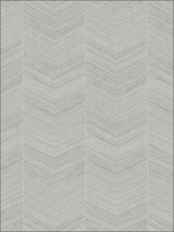 Textured Chevron fabric in gray color - pattern number OY30208 - by Paper and Ink in the White on White collection