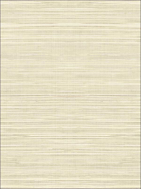 Grass Faux with Textile Strings wallpaper in warm neutral beige color - pattern number OY33808 - by Paper and Ink in the White on White collection