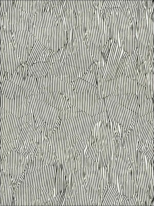 Avant wallpaper in ivory black color - pattern number GWP-3500.18.0 - by Groundworks in the Kelly Wearstler Wallpapers II collection