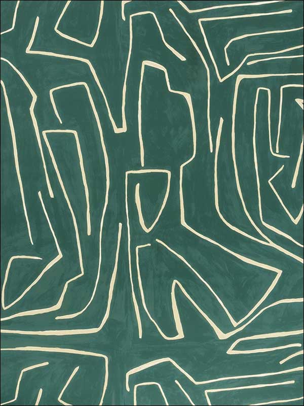 Graffito fabric in teal pearl color - pattern number GWP-3501.53.0 - by Groundworks in the Kelly Wearstler Wallpapers II collection