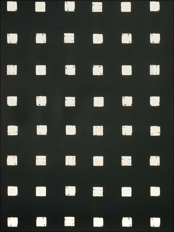 Chalet wallpaper in black ivory color - pattern number GWP-3502.801.0 - by Groundworks in the Kelly Wearstler Wallpapers II collection
