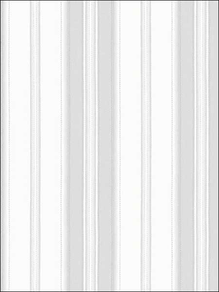 Heritage Stripe fabric in grey white metallic silver color - pattern number SD36111 - by Patton Norwall in the Stripes and Damasks 3 collection