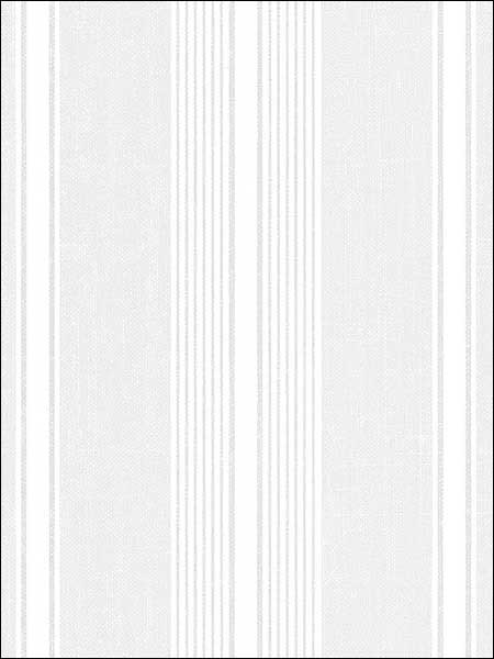 Cushion Stripe fabric in grey white color - pattern number SD36114 - by Patton Norwall in the Stripes and Damasks 3 collection