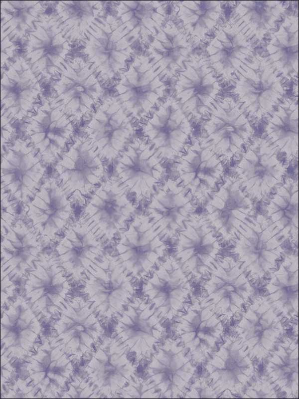 Shibori Geo fabric in metallic purple haze color - pattern number AH40609 - by Seabrook in the L Atelier De Paris collection