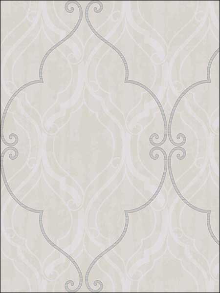 Corsica Ogee fabric in 70302 color - pattern number MC70302 - by Seabrook in the Majorca Seabrook collection