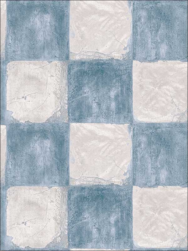 Corsica Tiles fabric in 71302 color - pattern number MC71302 - by Seabrook in the Majorca Seabrook collection