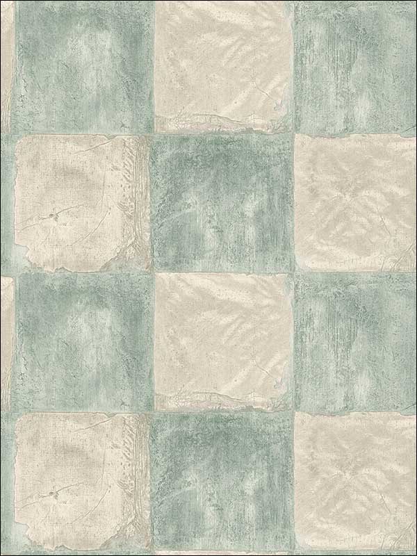 Corsica Tiles fabric in 71304 color - pattern number MC71304 - by Seabrook in the Majorca Seabrook collection
