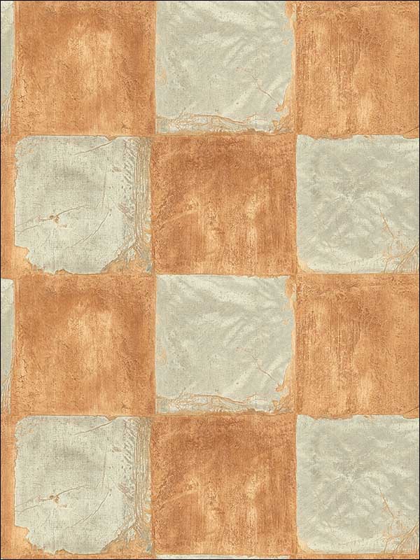 Corsica Tiles fabric in 71306 color - pattern number MC71306 - by Seabrook in the Majorca Seabrook collection