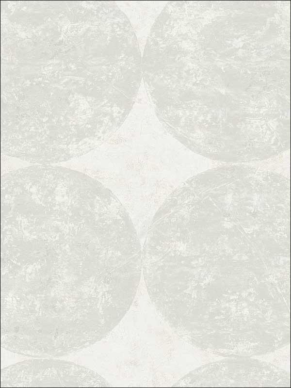 Fulton wallpaper in white off white color - pattern number MW30010 - by Seabrook in the Metalworks collection