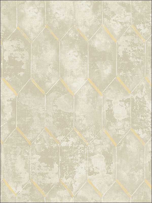 Whitney wallpaper in silver pewter color - pattern number MW30905 - by Seabrook in the Metalworks collection